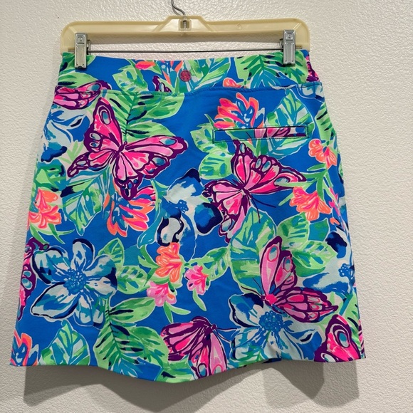 Lilly Pulitzer Luxletic Daphne Skort Pundy Blue Isle Be Back Golf Size 2 - Picture 7 of 13